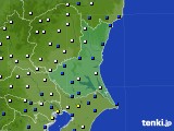 茨城県のアメダス実況(風向・風速)(2023年04月06日)