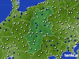 長野県のアメダス実況(風向・風速)(2023年04月06日)