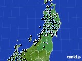 東北地方のアメダス実況(降水量)(2023年04月07日)