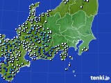 関東・甲信地方のアメダス実況(降水量)(2023年04月07日)