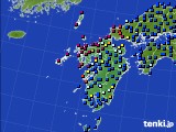 2023年04月07日の九州地方のアメダス(日照時間)