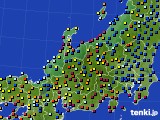 2023年04月08日の北陸地方のアメダス(日照時間)