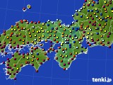 2023年04月08日の近畿地方のアメダス(日照時間)