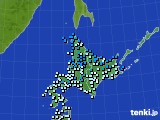 2023年04月09日の北海道地方のアメダス(気温)