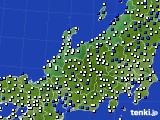 北陸地方のアメダス実況(風向・風速)(2023年04月09日)