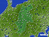 長野県のアメダス実況(風向・風速)(2023年04月09日)