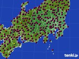 関東・甲信地方のアメダス実況(日照時間)(2023年04月10日)