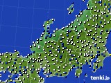 北陸地方のアメダス実況(風向・風速)(2023年04月10日)