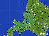 道央のアメダス実況(風向・風速)(2023年04月10日)