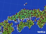 中国地方のアメダス実況(日照時間)(2023年04月11日)