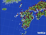 九州地方のアメダス実況(日照時間)(2023年04月11日)