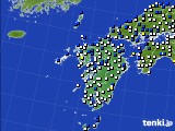 九州地方のアメダス実況(風向・風速)(2023年04月11日)