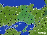 2023年04月11日の兵庫県のアメダス(風向・風速)