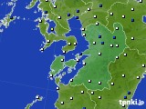 熊本県のアメダス実況(風向・風速)(2023年04月11日)