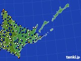 道東のアメダス実況(風向・風速)(2023年04月12日)