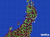 2023年04月13日の東北地方のアメダス(日照時間)