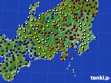 関東・甲信地方のアメダス実況(日照時間)(2023年04月14日)