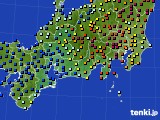 2023年04月14日の東海地方のアメダス(日照時間)