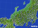 北陸地方のアメダス実況(降水量)(2023年04月15日)