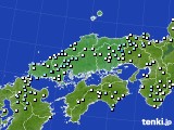 中国地方のアメダス実況(降水量)(2023年04月15日)