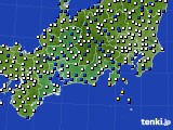 東海地方のアメダス実況(風向・風速)(2023年04月16日)
