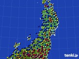 2023年04月17日の東北地方のアメダス(日照時間)