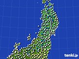 東北地方のアメダス実況(気温)(2023年04月17日)