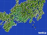 2023年04月17日の東海地方のアメダス(風向・風速)