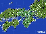 近畿地方のアメダス実況(風向・風速)(2023年04月17日)