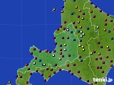 道央のアメダス実況(日照時間)(2023年04月18日)