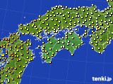 2023年04月18日の四国地方のアメダス(気温)