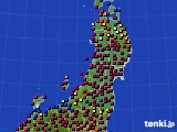 2023年04月19日の東北地方のアメダス(日照時間)