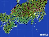 2023年04月19日の東海地方のアメダス(日照時間)