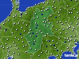 長野県のアメダス実況(風向・風速)(2023年04月20日)