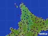 道北のアメダス実況(日照時間)(2023年04月21日)