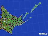 道東のアメダス実況(日照時間)(2023年04月21日)