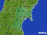 宮城県のアメダス実況(日照時間)(2023年04月21日)