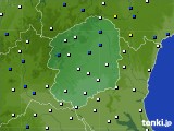 2023年04月22日の栃木県のアメダス(風向・風速)