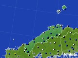 島根県のアメダス実況(風向・風速)(2023年04月22日)