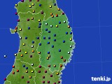 岩手県のアメダス実況(日照時間)(2023年04月23日)