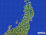 東北地方のアメダス実況(気温)(2023年04月23日)