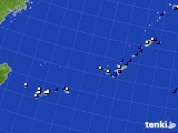 沖縄地方のアメダス実況(風向・風速)(2023年04月23日)