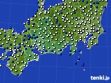 東海地方のアメダス実況(風向・風速)(2023年04月23日)