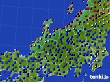2023年04月24日の北陸地方のアメダス(日照時間)