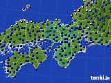 2023年04月24日の近畿地方のアメダス(日照時間)