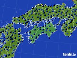 四国地方のアメダス実況(日照時間)(2023年04月24日)
