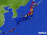 アメダス実況(日照時間)(2023年04月24日)