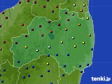 福島県のアメダス実況(日照時間)(2023年04月24日)