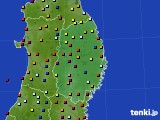 岩手県のアメダス実況(日照時間)(2023年04月24日)