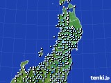 東北地方のアメダス実況(降水量)(2023年04月26日)